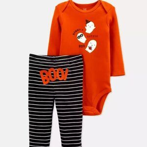 Carter's Just One You Mommy's Little Boo Halloween 2-Pc Outfit (Infant Size NB)